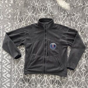 Men's Charcoal Performance Fleece Jacket Saab Technologies